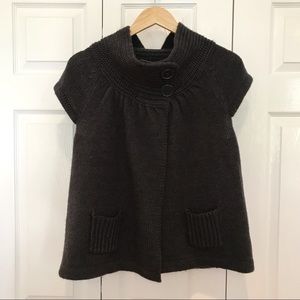 Forever 21 charcoal gray knit cowl neck sweater